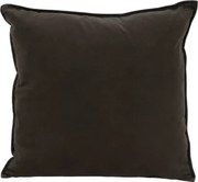Dekoračný vankúš Bruno 45x45 cm, tmavo hnedý%