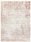 Koberec DISTIN 0828A abstraktný / vintage, ružový / pudrový / biely