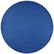 Hanse Home, Kusový koberec Nasty 101153 Blau kruh, 133x133 (priemer) kruh, modrá, chodba / predsieň