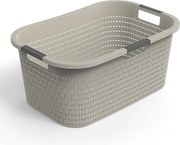 Kôš na čistú bielizeň COUNTRY cappuccino, 40 l