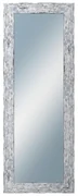 DANTIK - Zrkadlo v rámu, rozmer s rámom 60x160 cm z lišty Travertino strieborné (2893)