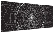 Obraz - Abstrakcia hodín (120x50 cm)