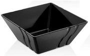KULSAN LUXOR MELAMÍNOVÁ ŠTVORCOVÁ MISA 30 CM ČIERNA