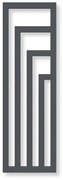 Terma Angus V 1140x360 vodný radiátor Metallic Black ZX