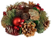 Svietnik červená výš. 9 x šír. 19 cm 1139133