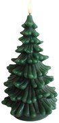 Zelený stromček LED sviečka 18cm