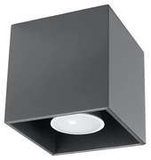Sollux SL.0567 - Bodové svietidlo QUAD 1 1xGU10/10W/230V antracit