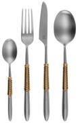 Príborový set 24 ks – Gaya Exeter Gold Sleeve matný - 134054