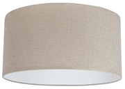 Látkové tienidlo na lampu svetlohnedé okrúhle 50/50/25