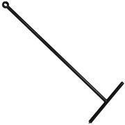 Aqualine Aqualine, Podlahová stierka 300x890mm, čierna, SQ121B