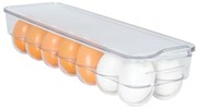 Box na vajíčka, organizér na 14 vajec, transparentný UROVNEJTO