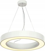 Slv Big White Medo Ring 60, závesné svietidlo, Led, biele, priemer. 60 cm, vr. ovl