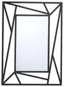Dekoratívne zrkadlo 69cm x 95cm čierne
