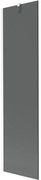 Mexen Next vaňová zástena jednokrídlová 50 x 150 cm, Grafitová čierna, Biela - 895-050-000-00-40-20