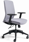 OFFICE PRO bestuhl Kancelárska stolička J2 ECO BLACK BP šedá