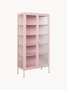 Kovová vitrína's drážkovaným sklom The Collector