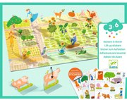 Kreatívna súprava so zdvíhacími samolepkami – 3D scény – farma