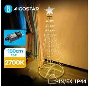Aigostar-LED Vonkajšia vianočná dekorácia LED/3,6W/31/230V 2700K 180cm IP44