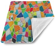 Sablio Deka pre bábätko Farebná mozaika - 80x100 cm