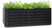 Blumfeldt High Grow Straight, vyvýšený záhon, 200 x 60 x 100 cm, 1200 l, oceľ