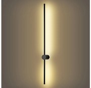 Brilagi - LED vonkajšie nástenné svietidlo AURA LED/20W/230V 3000K IP54 čierna