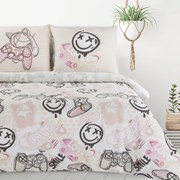 DETSKÉ BAVLNENÉ OBLIEČKY KID17 140X200 CM, 1KS 70X80 CM VZOROVANÉ