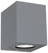 Nordlux - LED Vonkajšie nástenné svietidlo CANTO 2xLED/5W/230V IP44 sivá