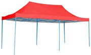 Záhradný pavilón-červený+prenosná taška-3x6 m