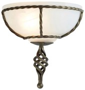 Elstead PB-WU-BLK-GOLD - Nástenné svietidlo PEMBROKE 1xE27/60W/230V