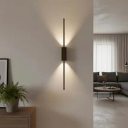 LED nástenné svietidlo AISHA LED/12W/230V 4000K 80 cm čierne
