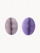 Ručne vyrobené veľkonočné závesné dekorácie Honeycomb, 2 ks