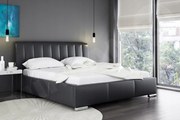 Manželská posteľ 160cm Mundano (čierna)