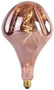E27 Stmievateľná LED žiarovka A165 Ružová 6W 80lm 1800K
