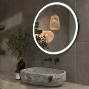 LED zrkadlo v ráme do kúpeľne C1