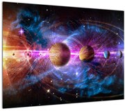 Obraz - Slnečná sústava (70x50 cm)