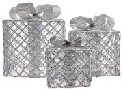 LED Vianočná dekorácia 72xLED/1,35W/230V strieborná