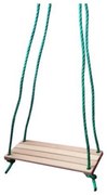 Hojdačka detská jednoduchá drevo natur, 40x15cm, dĺžka 135cm KLC