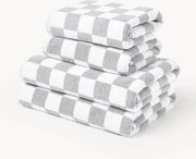 Westwing Crosby Studios, Súprava bavlnených uterákov Damier, rôzne veľkosti