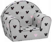 Detské kresielko MINI - Myška Minnie - šedé