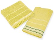 1x osuška BARBARA svetlo zelená + 1x uterák BARBARA svetlo zelený, 100% bavlna