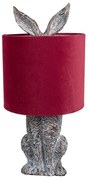 Brown & Red Easter RABBIT nočná lampa