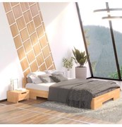 Posteľ z masívu buková 180x200 cm prírodný lak Skandica Spectrum Visby
