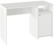 PC stôl, biela, DEDE