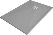 Mexen Stone+ obdĺžnikový kompozitný sprchový kút 120 x 100 cm, sivý-betón - 44611012