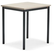 Stôl BORÅS PLUS, 700x600x720 mm, laminát - jaseň, antracit