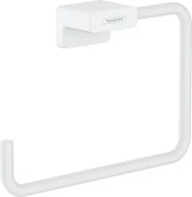 Hansgrohe AddStoris, kruh na uterák, matná biela, HAN-41754700