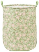 A Little Lovely Company - úložný kôš na hračky - kvetiny na šalviovej