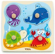 Viga drevené puzzle - more