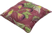 Vonkajší vankúš JASMINE BORDEAUX 50x50 cm, vínový
