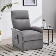 Elektrické relaxačné polohovateľné kreslo Catini ELYSIO sv. sivá